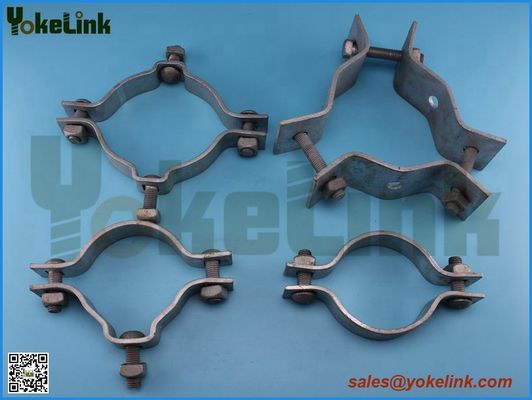 Adjustable round pole band