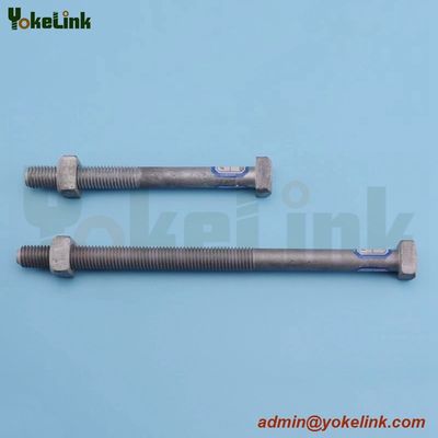 High Quality Forged Steel ASME B18.2.6 square machine bolt for Pole Line Hardware