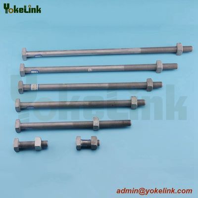 High Quality Forged Steel ASME B18.2.6 square machine bolt for Pole Line Hardware