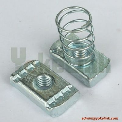 High Quality Metal M8 Long Spring Channel Nut For strut channel