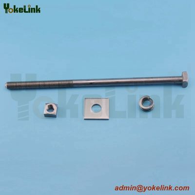 High Quality Forged Steel ASME B18.2.6 machine bolt For Electrical Utilities Hardware