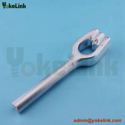 Thimble Eye Galvanized Helix Earth Anchor Rod