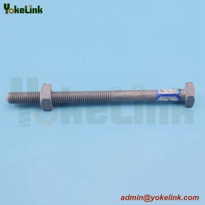 Hdg Square Head Machine Bolt With Nut
