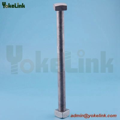 HDG Carbon steel square head machine bolt with nut
