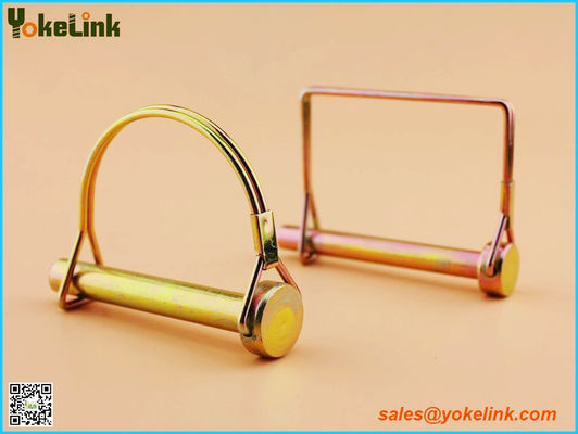 6 mm Square Wire Lock Pins Shaft Locking Pin Double Wire Snapper Pins for Farm Trailer