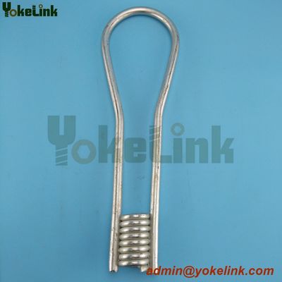 Single flared coil loop inserts for construction form HDG carbon steel