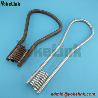 Single flared coil loop inserts for construction form HDG carbon steel