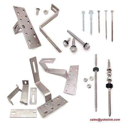 Solar Panel Structure Solar Iron Roof Hanger Anchor M10 Bolt Customized Available
