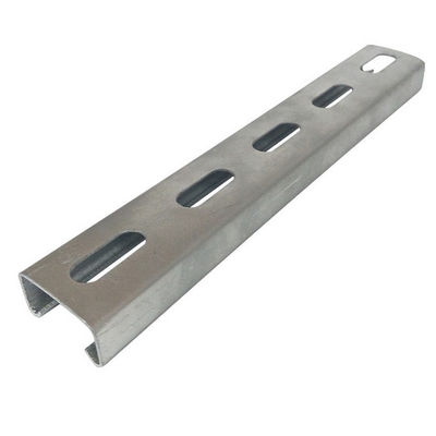 Metal Strut Channel With Slotted Back | Half-Slot Steel U-Channel