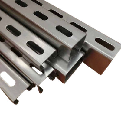 Hot DIP Galvanized 41X41X2.5mm Plain/Slotted Strut Channel Unistrut Channel Manufacturers And Suppliers China