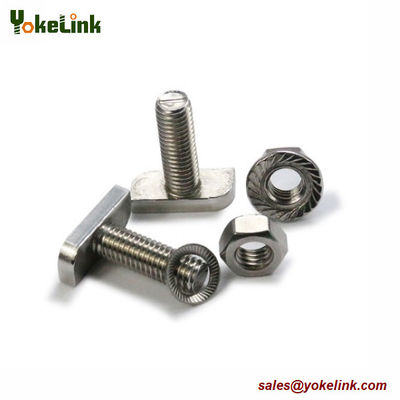 Stainless Steel 304 316 T Bolt For Solar System Mounting