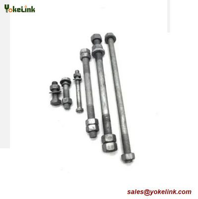 ASTM F1554 Grade 105 Studs Hot Dip Galvanized Structural Bolt