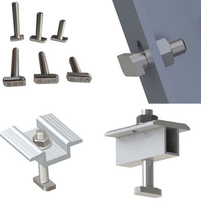 M8 x 16mm Thread T Slot Drop-in Bolt T-Bolt Hammer Head Bolt T Screw Stud