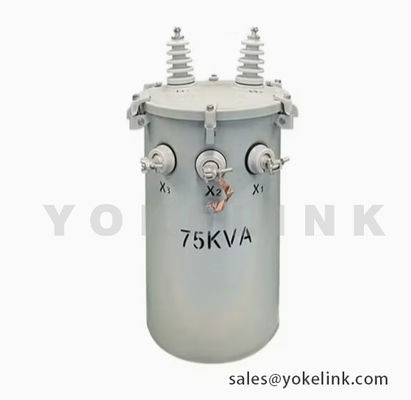 75KVA CSA C2.2-06 Single Phase Transformer With Radiator For Industrial Electricity