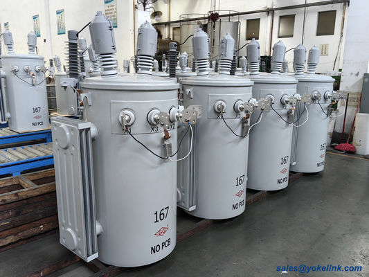 34.5kv to 480v 25KVA 50KVA CSP Single Phase Transformer For Industrial Electricity