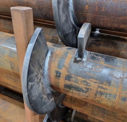 Solar Mounting System Portable Foundation Ground Screw Round Shaft Helical Spiral Pile Anchor