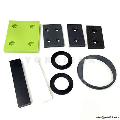 UHMW PE Irregular Shape Machined Parts Wear Plates Cutting Drilling Service