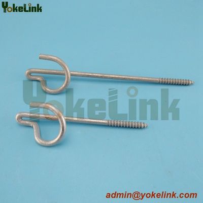 Galvanized carbon steel P House Hook and Drive Hook