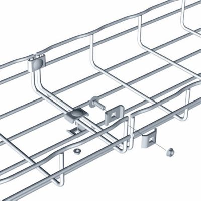 Steel Wire mesh cable tray clamp connector for cable tray system