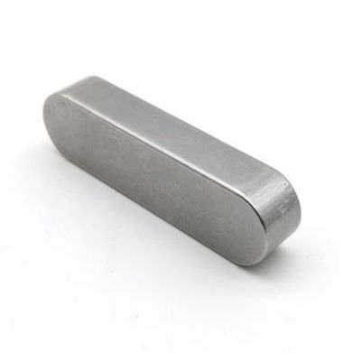 ISO3912 DIN6885 Machine Rounded Key Stock Stainless Steel / Carbon Steel