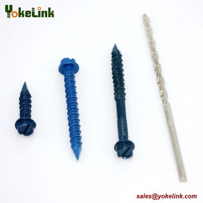 Hex Washer Head Concrete Screw Hi-Lo Thread Screws Ruspert Tapcon Screw with washer
