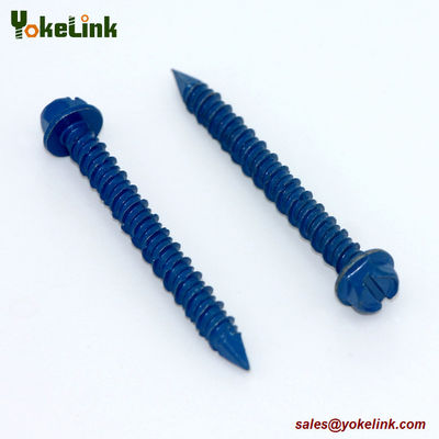 1/4" Hex Washer Head Concrete Screw Hi-Lo Thread Screws Ruspert Tapcon Screw
