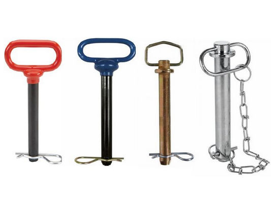 Swivel Handle Forged Hitch pins 3/4" with lynch pin for farm Tractors and Trailers