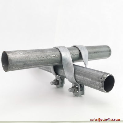 Aluminum Purlin Clamp / Cross Connector for Greenhouse 1 5/8" x 1 3/8"