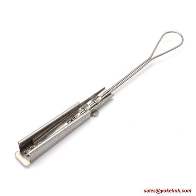 FTTH Electronic Communications Stainless Steel Drop Wire Clamp for Aerial Drop Hardware