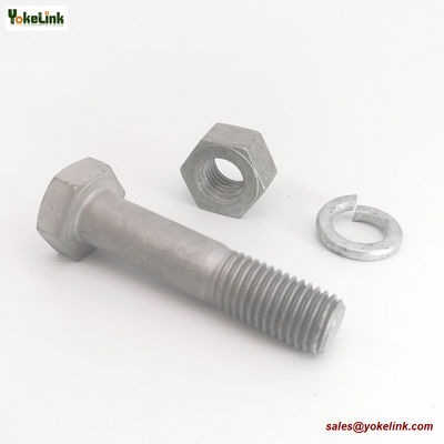 M16 EN 14399 DIN 6914 ISO 7412 DIN 7990 High strength Structural Bolts Class 10.9