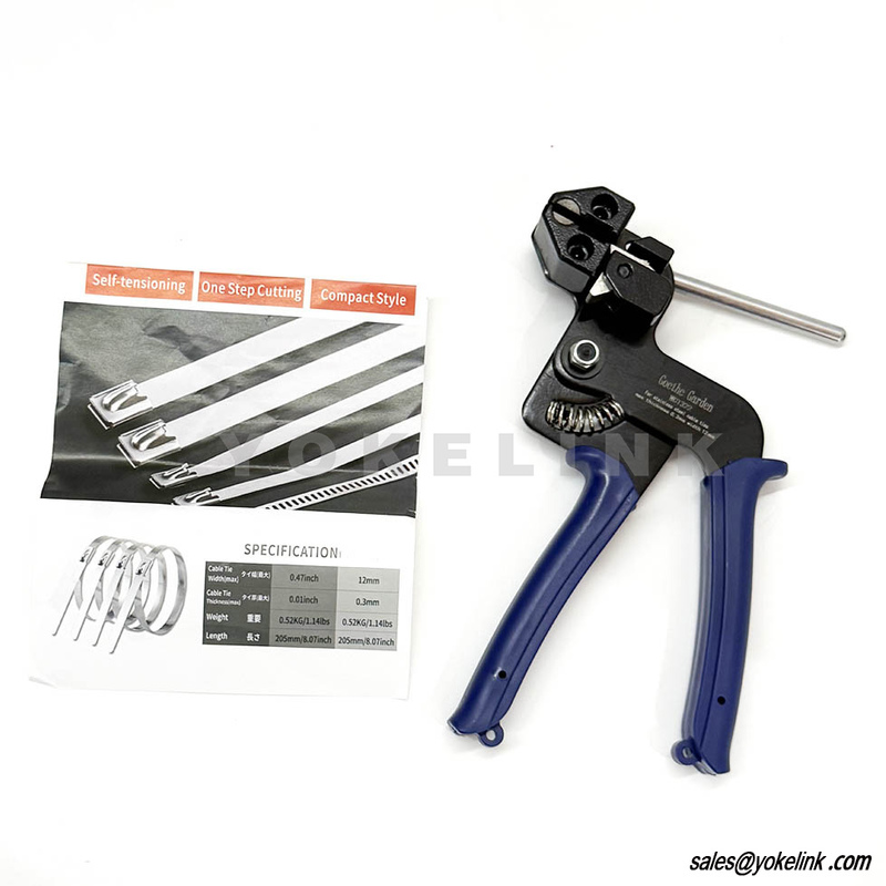 Stainless Steel Cable Tie Gun Wrap Tool Metal Zip Tie Tightener Cable Tie Gun Tool with Release Tool