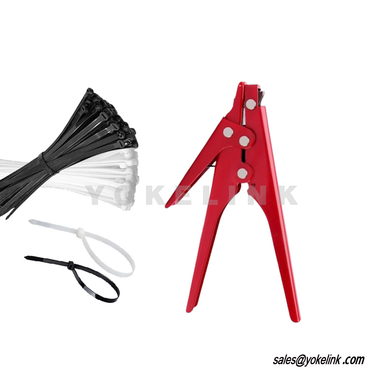 Fastening Tool Cable Tie Manual Installation Cutting Tool Nylon 2.4-9.0mm Nylon Cable Tie Zip Gun