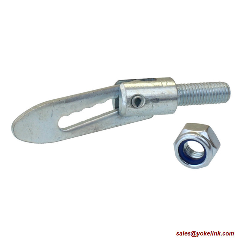 M12 Zinc plate Bolt on type Antiluce Fasteners for Trailer and tailgates