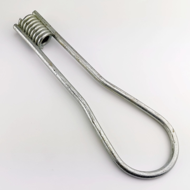 carbon steel Coil Tie, Hot dip galvanized concrete forms straight coil loop insert