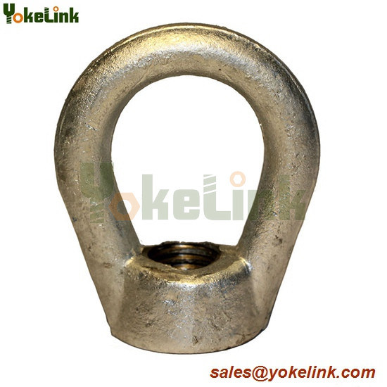 Galvanized 5/8" Eye Nut Oval Eye type for Powerline Hardware
